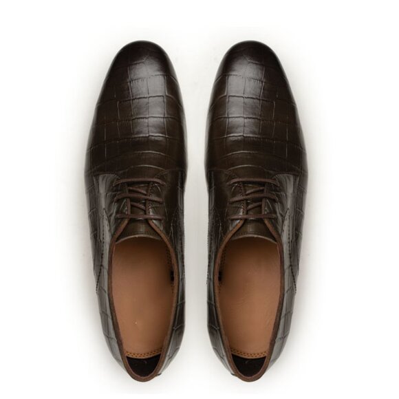 Bashwood Handamde Brown Leather Oxfords for Men